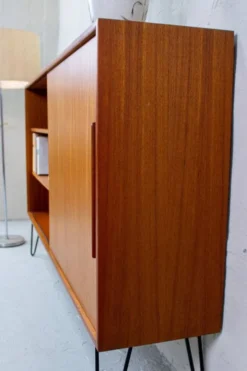 Enfilade Mid-Century en Teck de WK Möbel, Danemark, 1960s