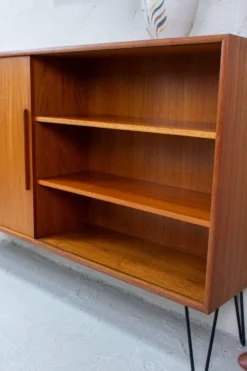 Enfilade Mid-Century en Teck de WK Möbel, Danemark, 1960s
