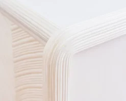 Enfilade Mid-Century Pencil Reed / en rotin, costal design des années 80.