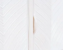 Enfilade Mid-Century Pencil Reed / en rotin, costal design des années 80.