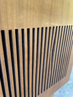 Enfilade mid-century tourne disque / meuble à vinyles