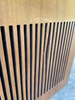 Enfilade mid-century tourne disque / meuble à vinyles