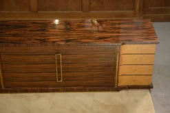 Enfilade minimaliste en ébène et sycomore 1960’s