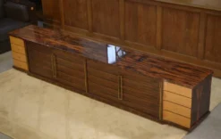 Enfilade minimaliste en ébène et sycomore 1960’s