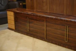 Enfilade minimaliste en ébène et sycomore 1960’s