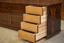 Enfilade minimaliste en ébène et sycomore 1960’s