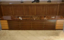 Enfilade minimaliste en ébène et sycomore 1960’s