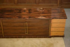 Enfilade minimaliste en ébène et sycomore 1960’s