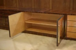 Enfilade minimaliste en ébène et sycomore 1960’s
