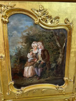 Enfilade Rococo dorée XVIIIe siècle