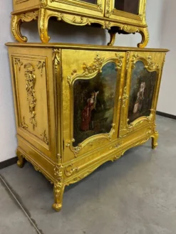 Enfilade Rococo dorée XVIIIe siècle
