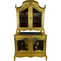 Enfilade Rococo dorée XVIIIe siècle