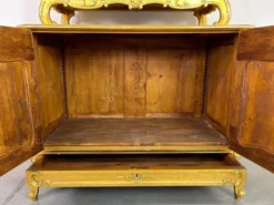 Enfilade Rococo dorée XVIIIe siècle