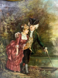 Enfilade Rococo dorée XVIIIe siècle