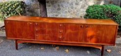 Enfilade scandinave en teck. 1950