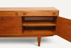Enfilade scandinave en teck – années 1960