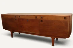 Enfilade scandinave en teck – années 1960