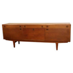 Enfilade scandinave en teck – années 1960