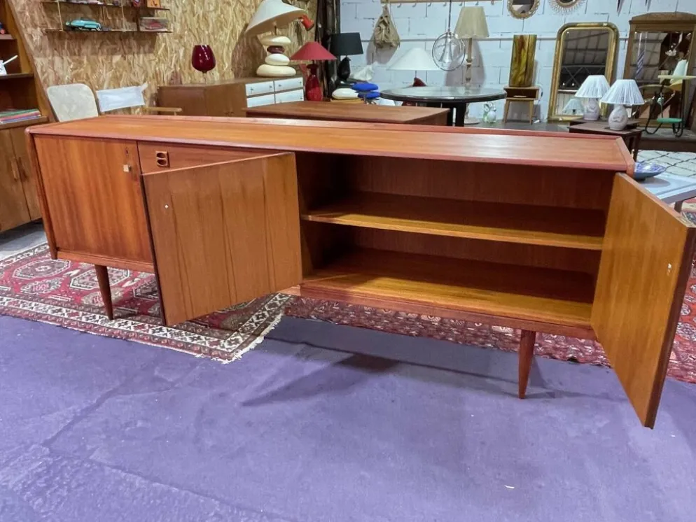 Enfilade scandinave en teck, années 60