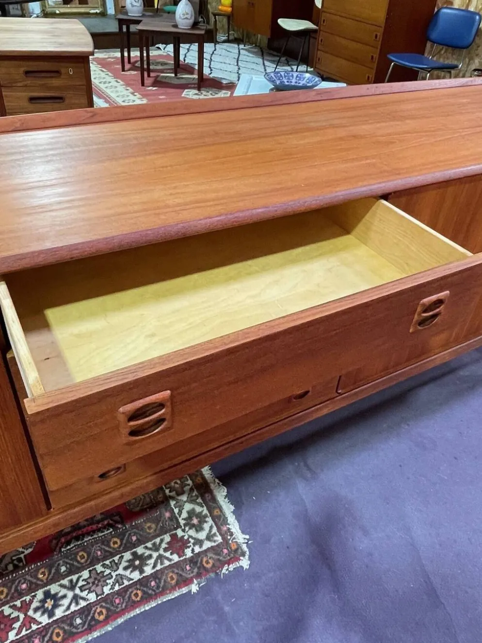 Enfilade scandinave en teck, années 60