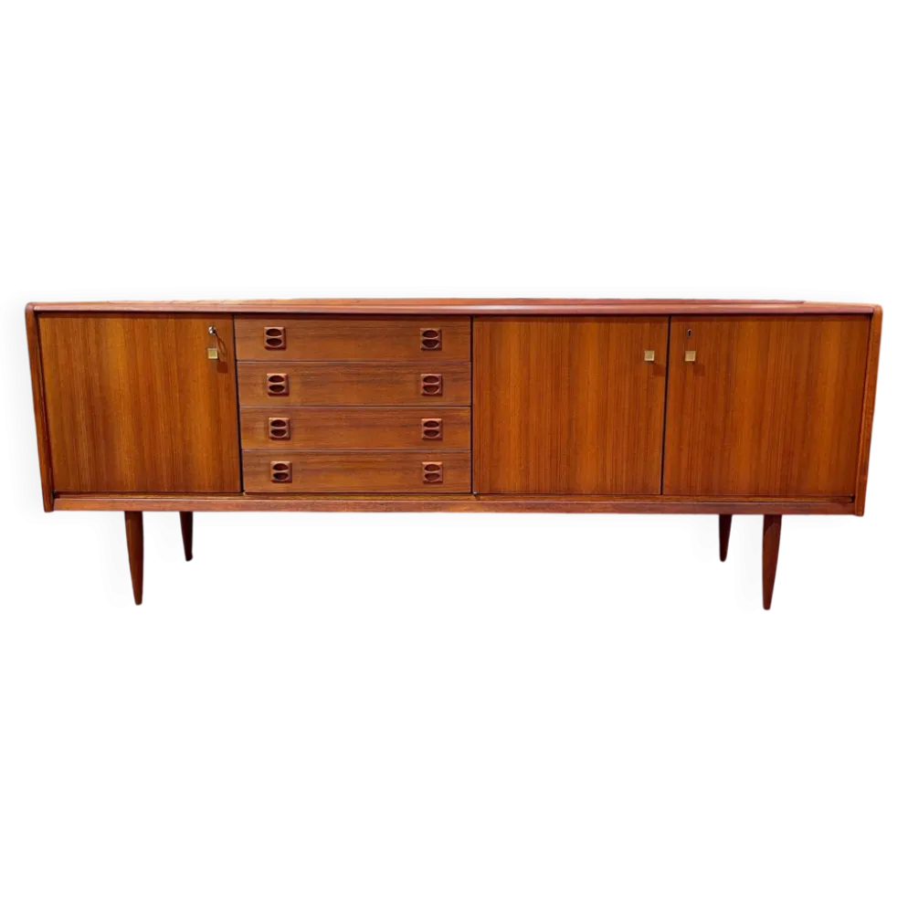 Enfilade scandinave en teck, années 60