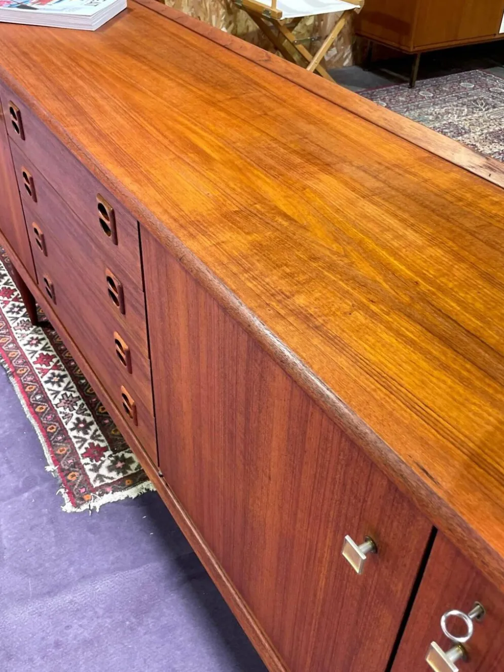 Enfilade scandinave en teck, années 60