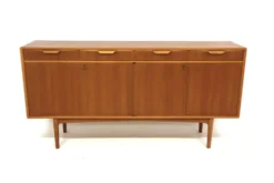 Enfilade scandinave en teck, Bertil Fridhagen, Suède, 1960
