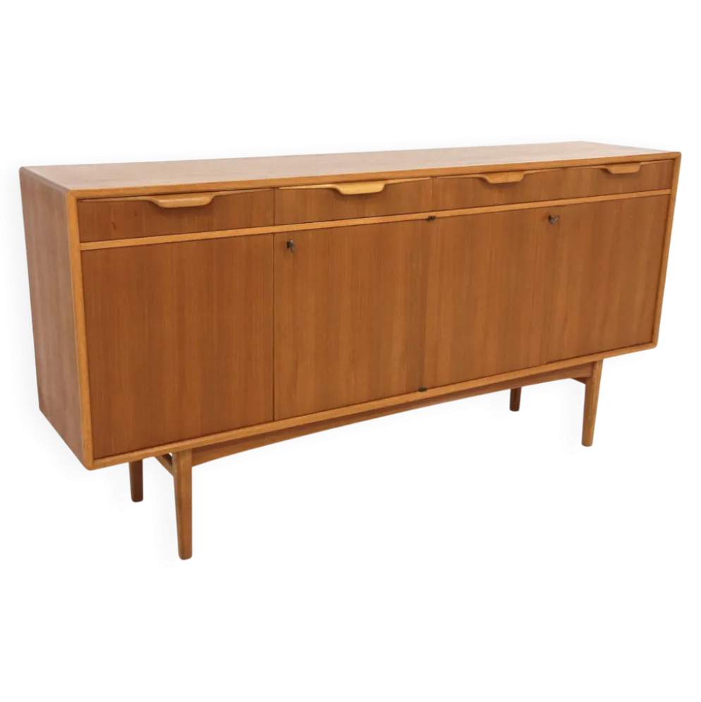 Enfilade scandinave en teck, Bertil Fridhagen, Suède, 1960