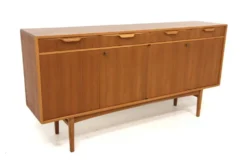 Enfilade scandinave en teck, Bertil Fridhagen, Suède, 1960