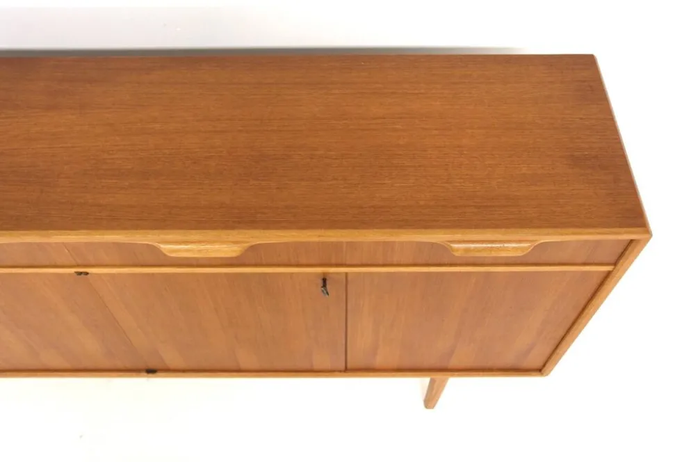 Enfilade scandinave en teck, Bertil Fridhagen, Suède, 1960