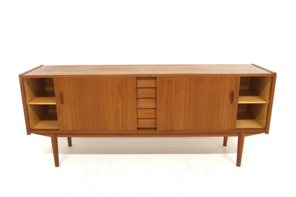 Enfilade scandinave en teck "Trio", Nils Jonsson, Troeds, Suède, 1960