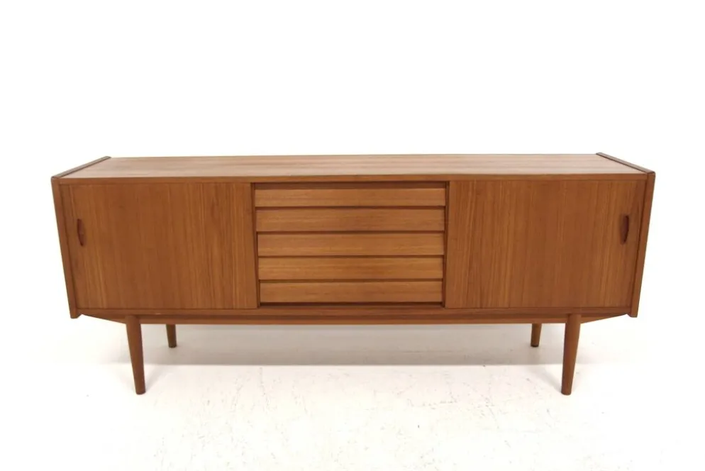 Enfilade scandinave en teck "Trio", Nils Jonsson, Troeds, Suède, 1960