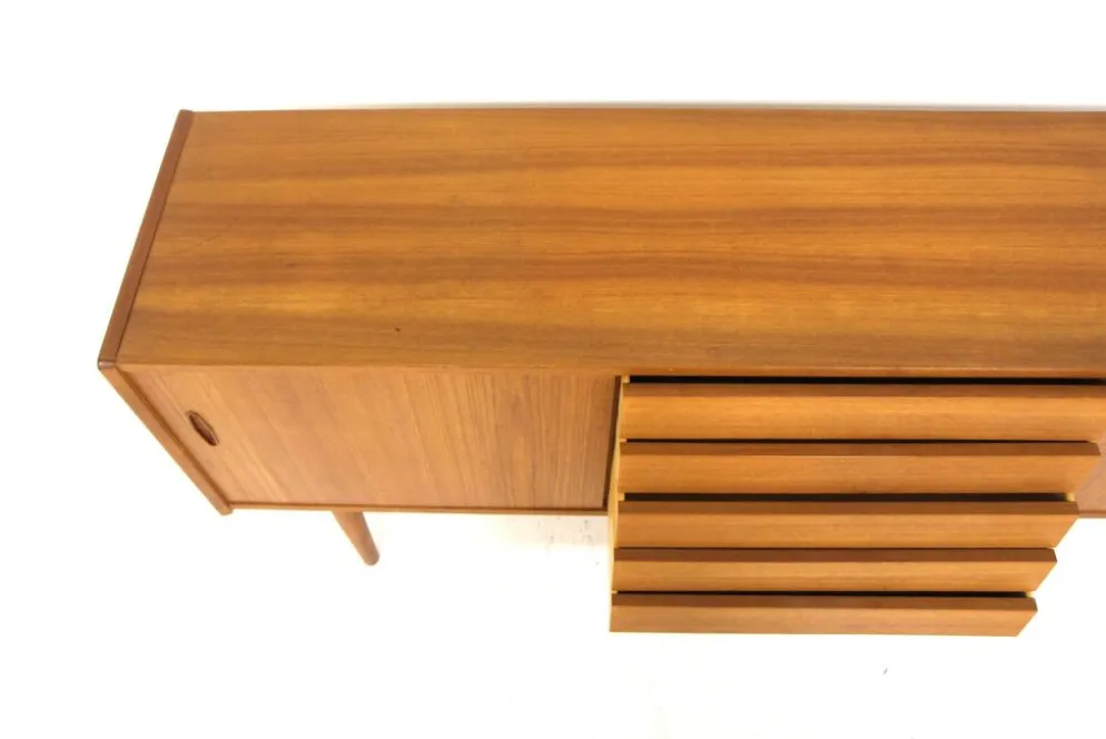 Enfilade scandinave en teck "Trio", Nils Jonsson, Troeds, Suède, 1960