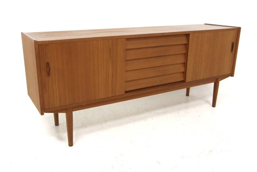 Enfilade scandinave en teck "Trio", Nils Jonsson, Troeds, Suède, 1960