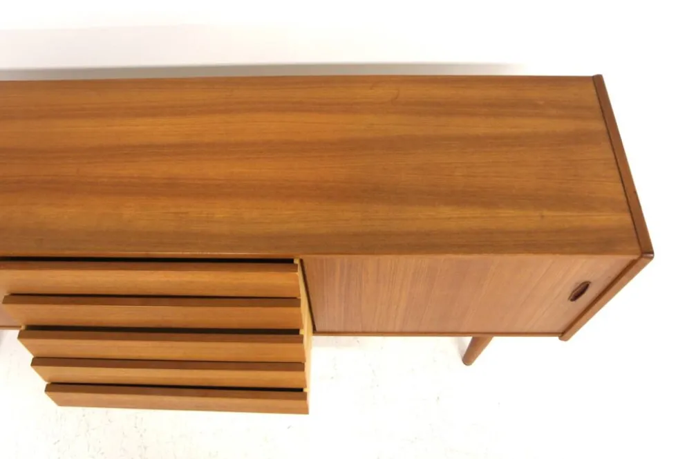 Enfilade scandinave en teck "Trio", Nils Jonsson, Troeds, Suède, 1960