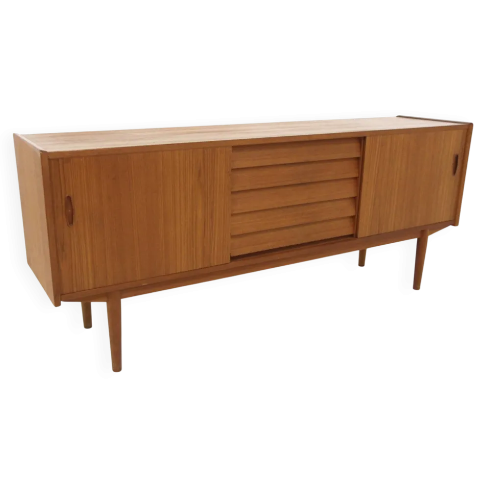 Enfilade scandinave en teck "Trio", Nils Jonsson, Troeds, Suède, 1960