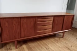 Enfilade scandinave vintage en teck Arne Vodder, 1960