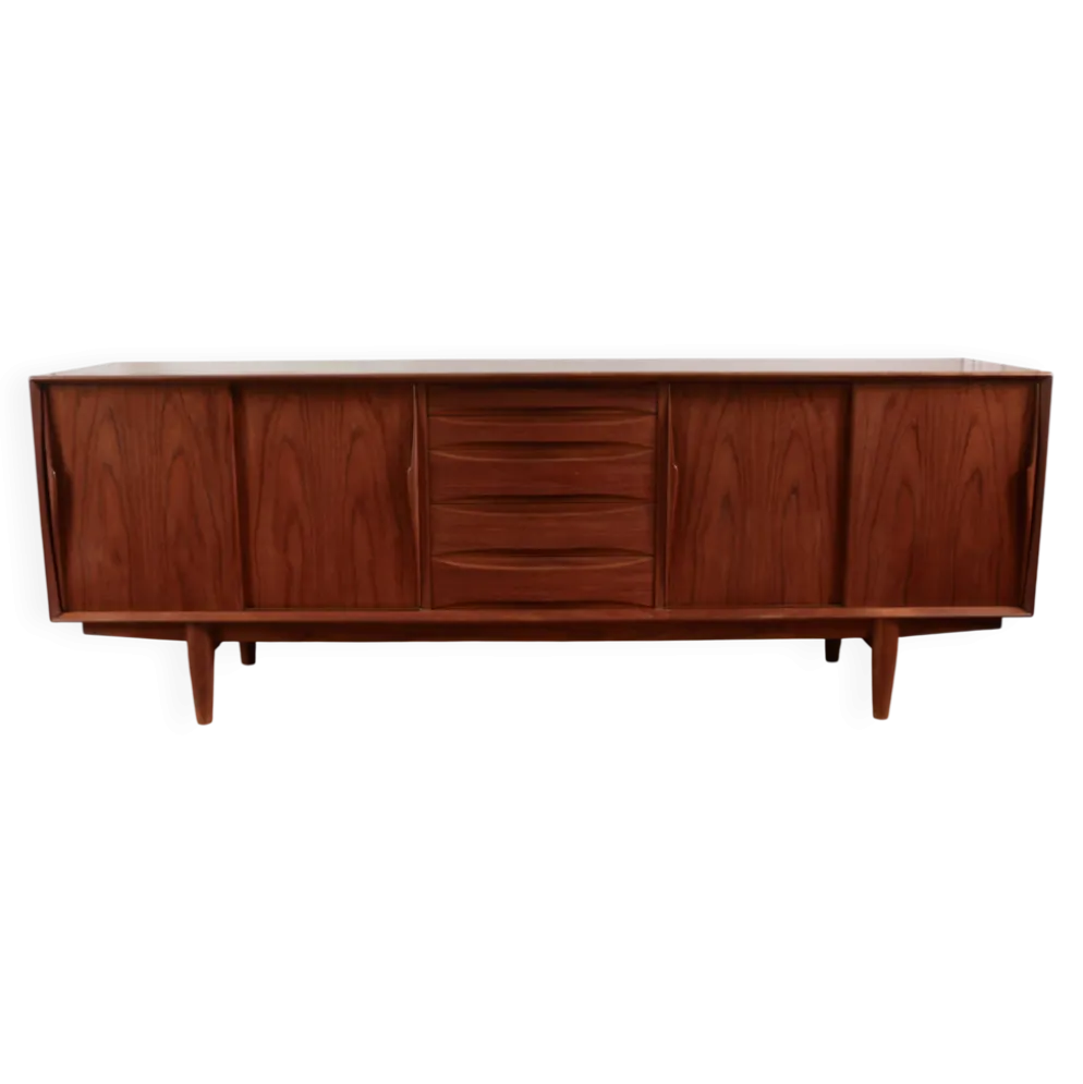 Enfilade scandinave vintage en teck Arne Vodder, 1960