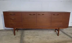 Enfilade scandinave vintage mid-century, années 60