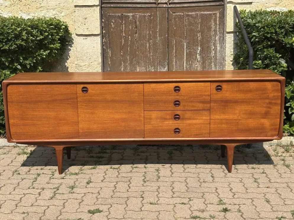 Enfilade scandinave vintage en teck – Années 60/70 1960