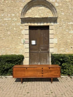 Enfilade scandinave vintage en teck – Années 60/70 1960