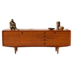 Enfilade scandinave vintage en teck – Années 60/70 1960