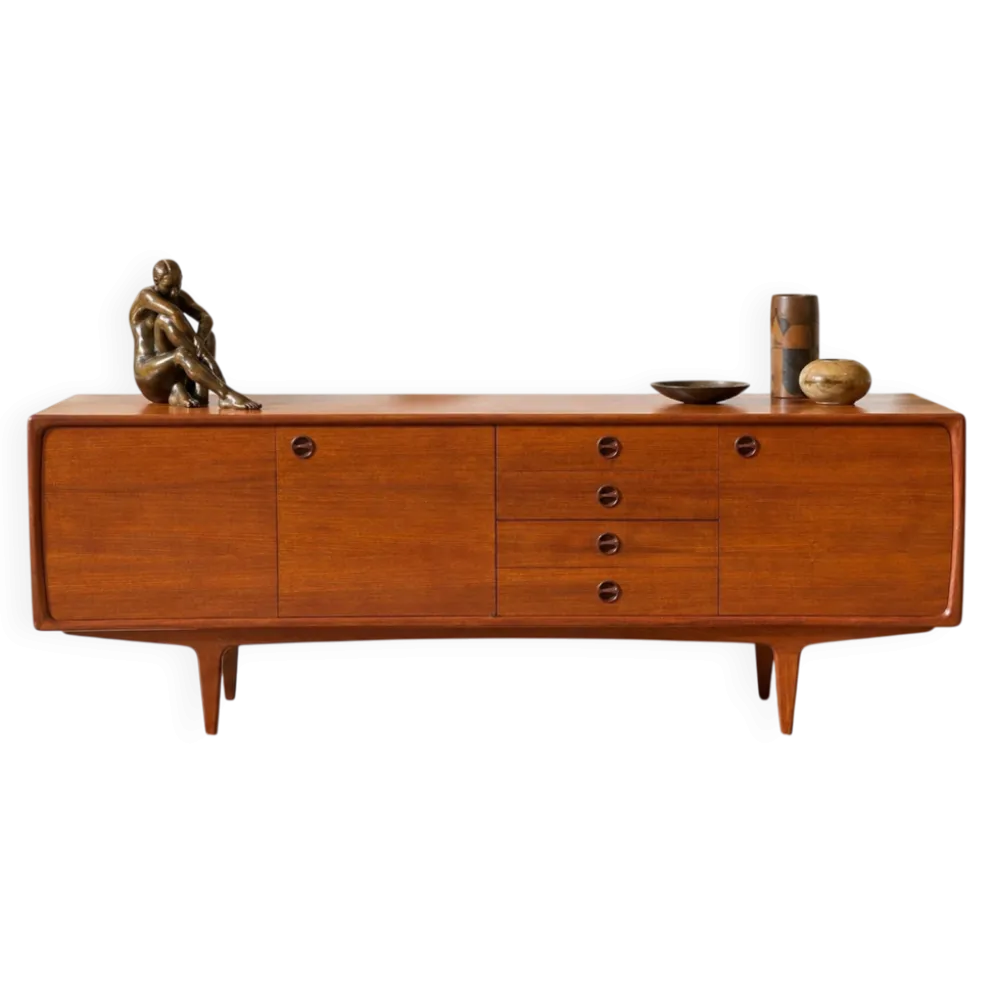 Enfilade scandinave vintage en teck – Années 60/70 1960