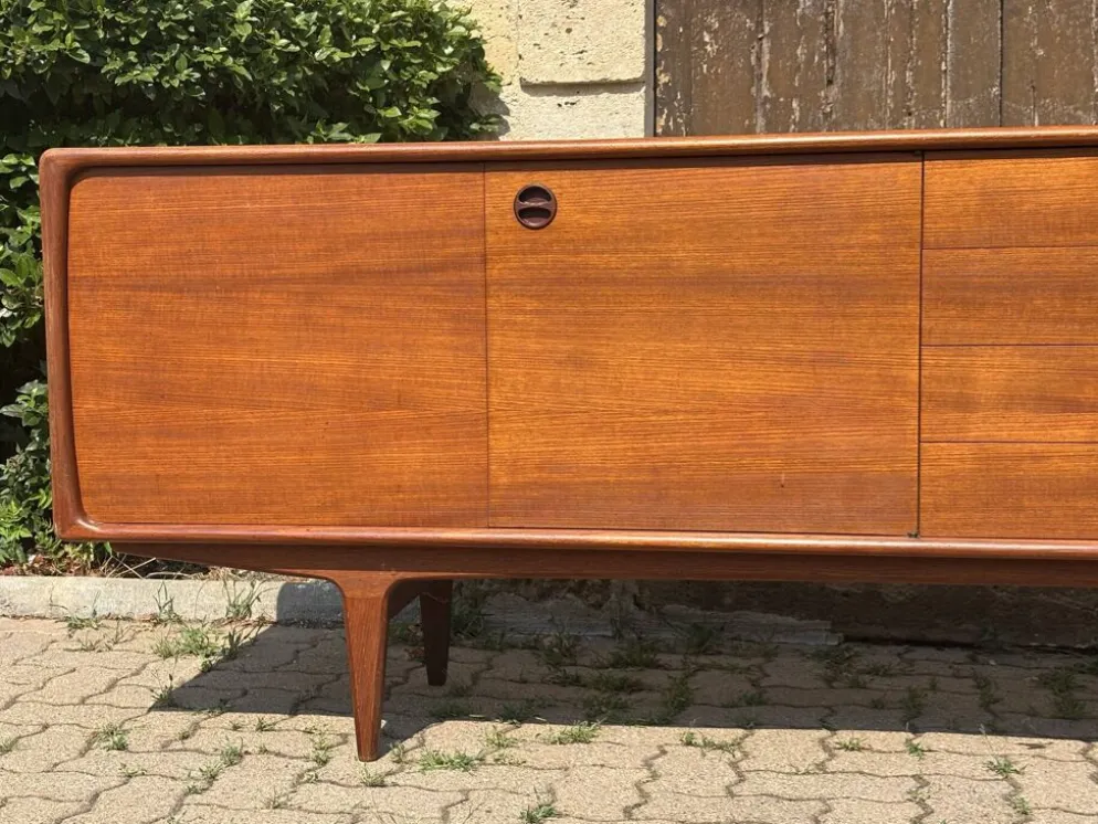 Enfilade scandinave vintage en teck – Années 60/70 1960