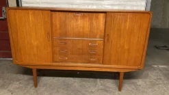 Enfilade scandinave vintage teck Clausen & son