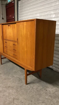 Enfilade scandinave vintage teck Clausen & son