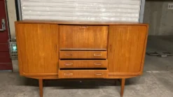Enfilade scandinave vintage teck Clausen & son