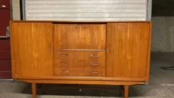 Enfilade scandinave vintage teck Clausen & son
