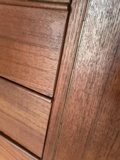 Enfilade scandinave vintage en Teck, 1960s