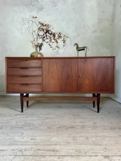 Enfilade scandinave vintage en Teck, 1960s